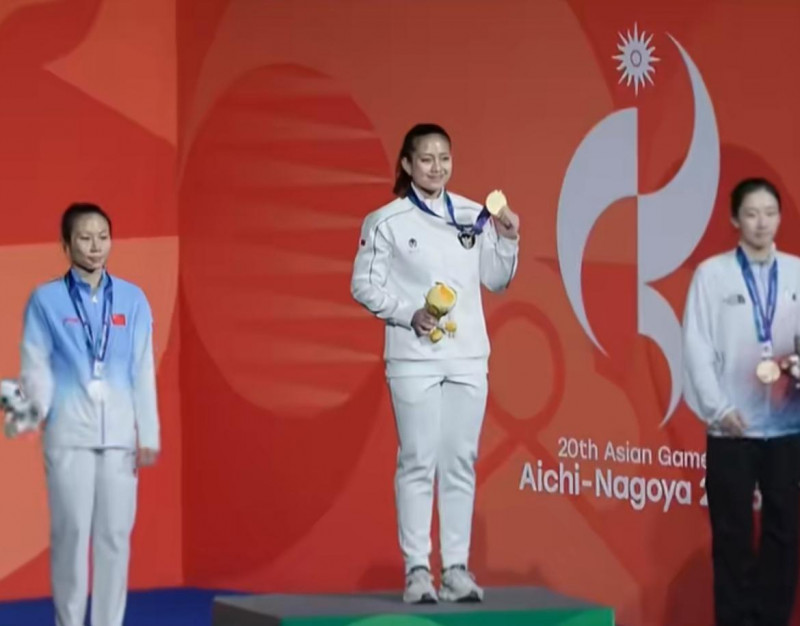 MERAH PUTIH BERKIBAR! Desak Made Sumbang Emas Ke-4 Indonesia di Asian Games 2026, Menang Dramatis 0,002 Detik!