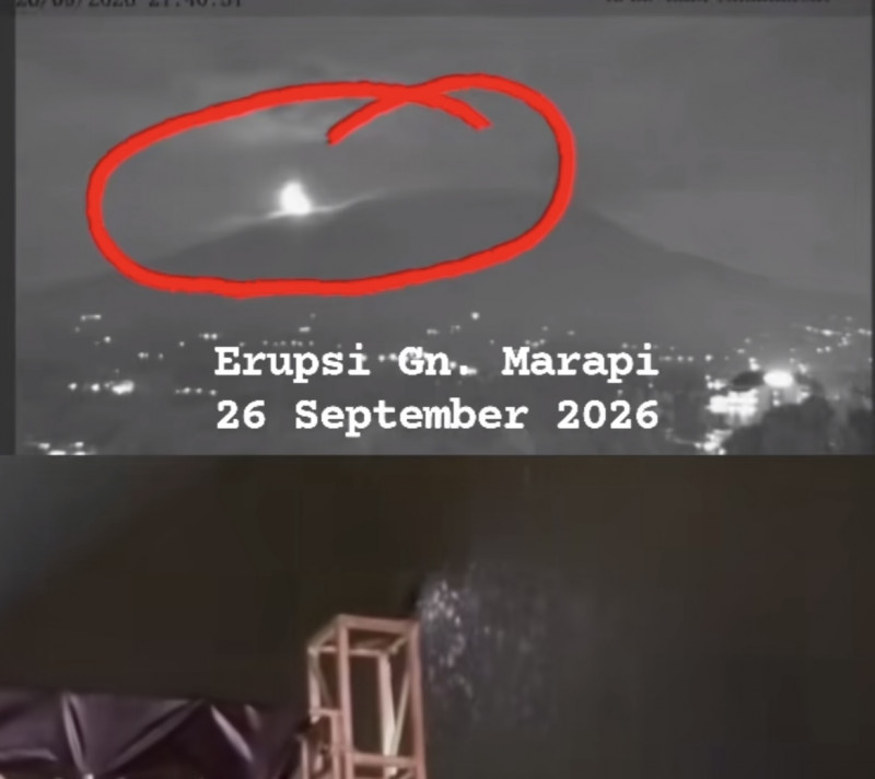 Detik-detik Mencekam! Lagi Asik Nonton Konser di Klaten, Penonton Dihujani Abu Erupsi Gunung Merapi