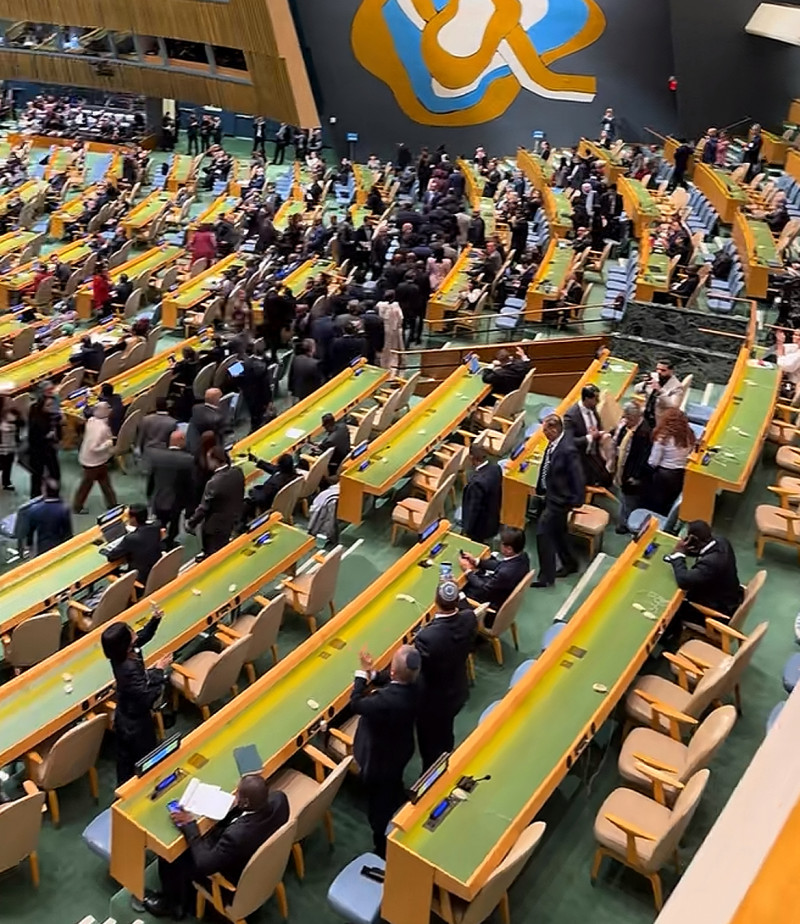 Delegasi Indonesia Walk Out Saat Netanyahu Naik Mimbar Di Sidang Umum PBB ke-81