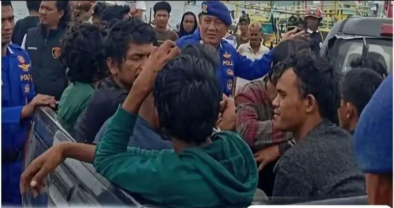 DELAPAN ABK DIDUGA TERLIBAT AKSI KEKERASAN TERHADAP KORBAN DIAMANKAN POLRES